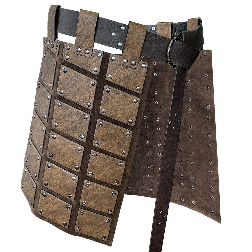 ชุดเกราะคอสเพลย์ Viking Armor แบบหนังนูน สไตล์เรโทร สําหรับผู้ชาย