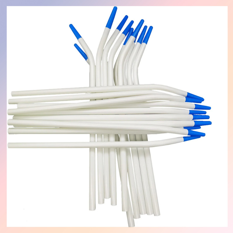 ♞,♘20ชิ้น/ล็อต Dental Saliva Ejector ทันตกรรมคลินิกผ่าตัดดูดหลอดดูดยาวประเภทเครื่องมือทันตแพทย์