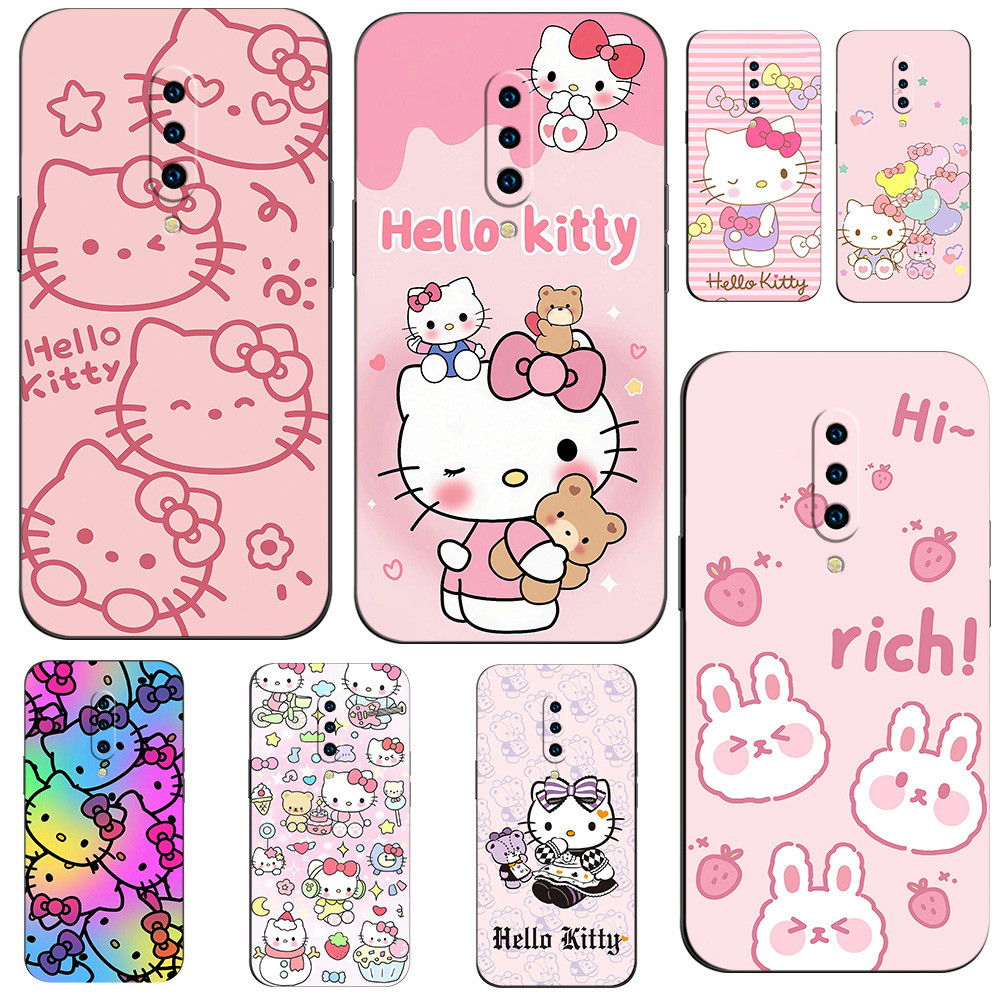 เคส สีดํา Oneplus 7 Pro เคสคิตตี้ เคสคิตตี้ iPhone เคส Kitty ซิลิโคน Tpu น่ารัก กวนๆ เรียบๆ เคสซิลิโ