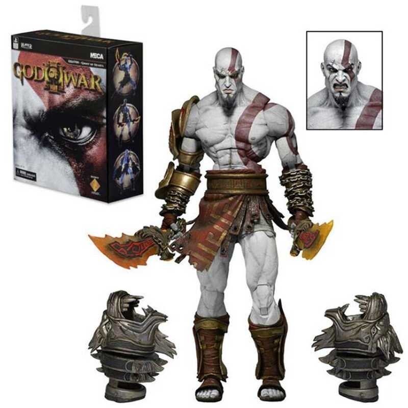 Action Figure Gift NECA God Of War 3 Ultimate Kratos Kratos Boxed Deluxe Edition Hand Model