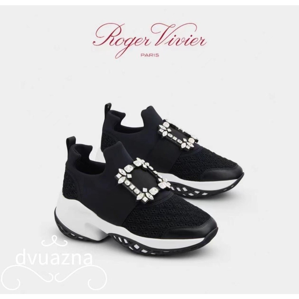 ♞,♘100% Genuine Roger Vivier/RV Viv Run Light Shoe