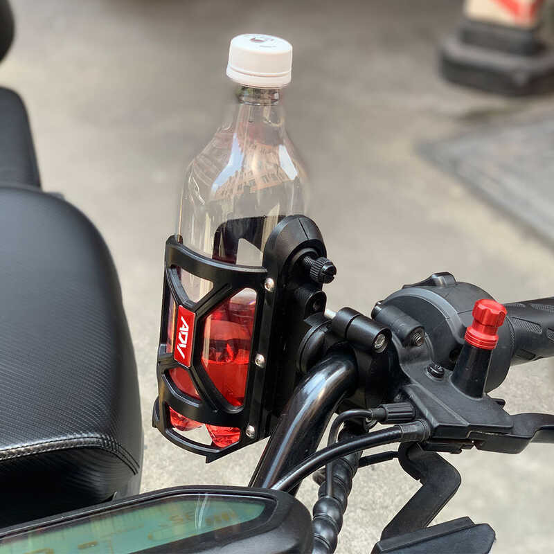 HONDA For ADV Adv160 PCX Wave X-Adv150 Motorcycle Beverage Water Bottle Cage Holder Rack Extension