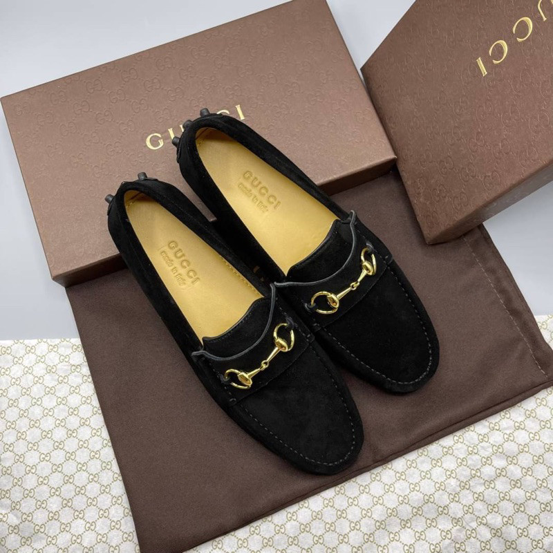 ♞,♘,♙NEW GUCCI JORDAAN GG VELVET DRIVER LOAFER