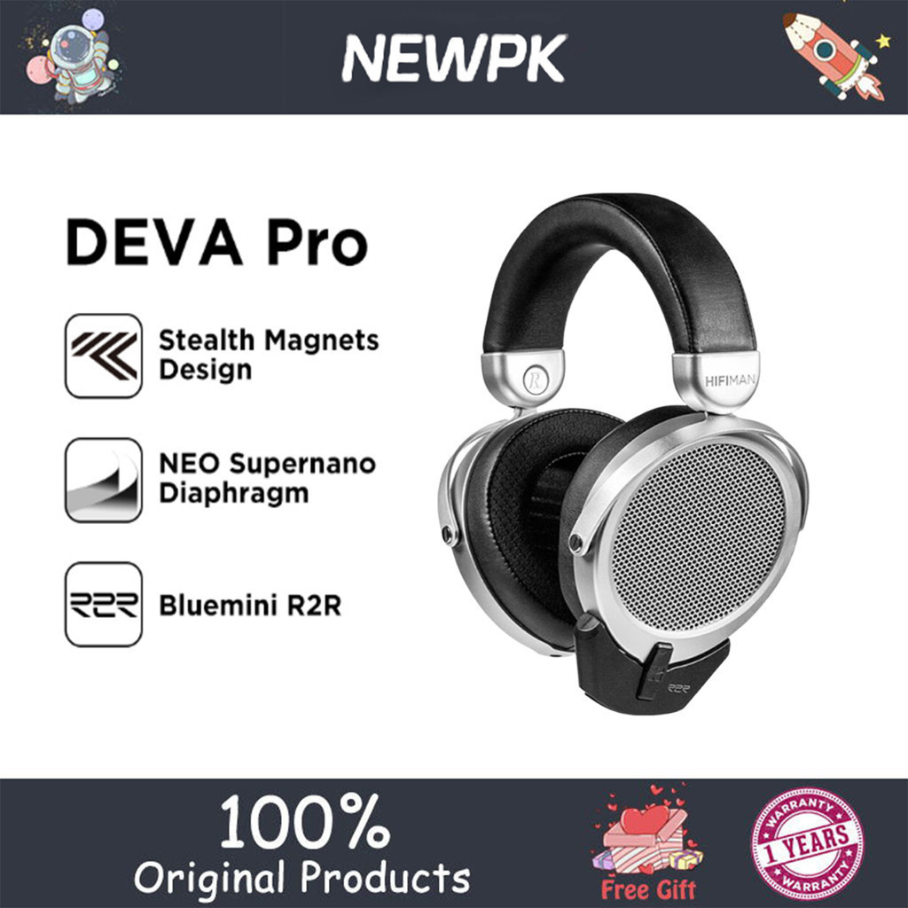 Hifiman DEVA PRO หูฟังไร้สาย HIFI แบน พร้อมโมดูล R2R DAC และไดรเวอร์แม่เหล็กที่มองไม่เห็น