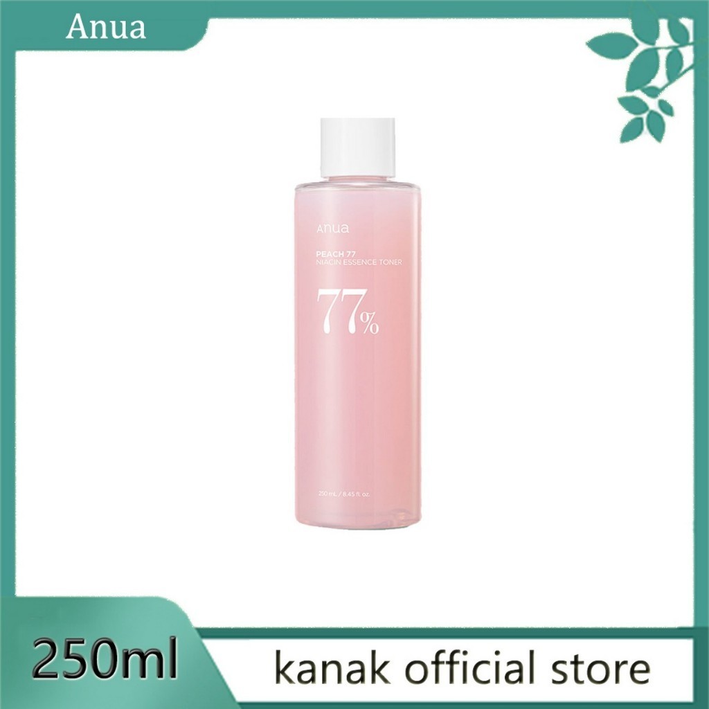 ♞,♘Anua Peach 77 Niacin Essence toner 250ml โทนเนอร ์ ให ้ ความชุ ่ มชื ้ น ผิวเรียบเนียน