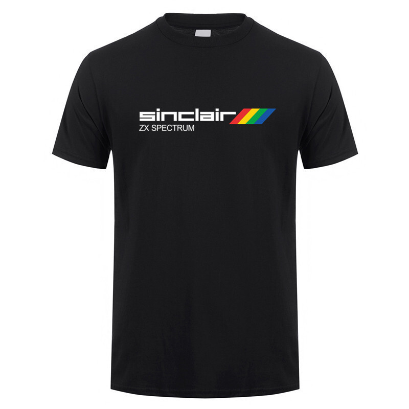 Sinclair Zx Spectrum T เสื้อฤดูร้อนแขนสั้นผ้าฝ้าย Man Sinclair Zx Spectrum เสื้อยืด Mans Tshirt