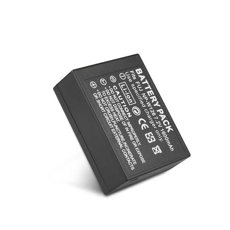 ➧ 7.2V 1600Mah Np-W126 Np-W26 แบตเตอรี่กล้องดิจิตอล Fuji X-T2 X-A3 Xt2 Xa3 X