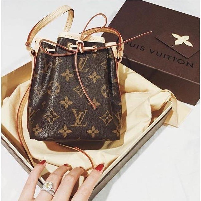 Lv__m41346 ของแท้ กระเป๋าทรงถังนาโน คลาสสิก ILUV