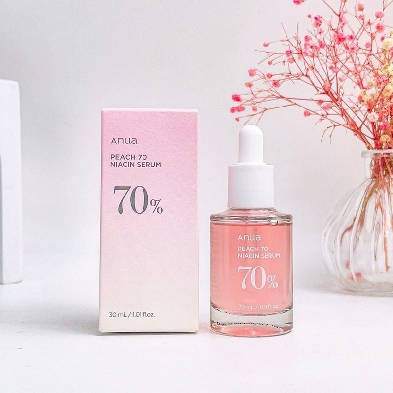 ♞,♘,♙Anua Peach 77 Niacin Essence Toner 250ml+ANUA PEACH 70 NIACIN SERUM 30ml โทนเนอร์ พีชเซรั่ม ลด