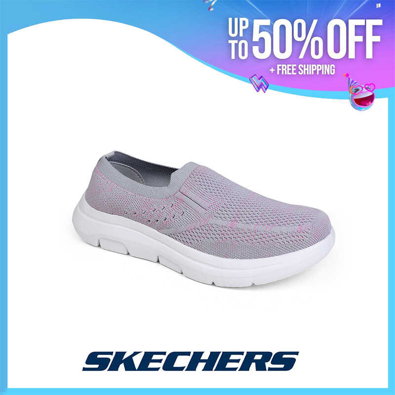 Skechers รองเท้าผ้าใบผู้หญิง Walk 6 - รองเท้าผ้าใบลดแรงกระแ