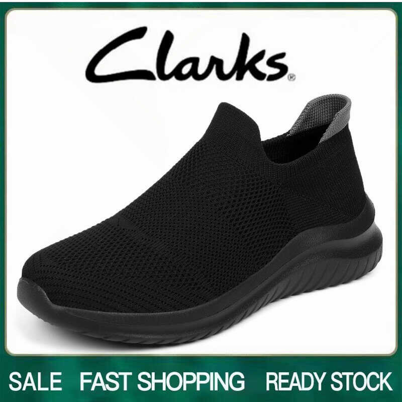 ผู้ชายloafersสบายรองเท ❤ Clarks_รองเท้าแตะแฟชั่นครึ่งเพนนี