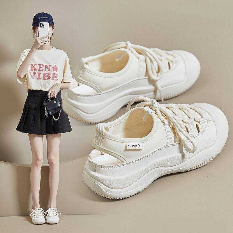 Sandals ❤ Sports Women's New Thick-Soled Hollow Breathable Roman Women's Sandals