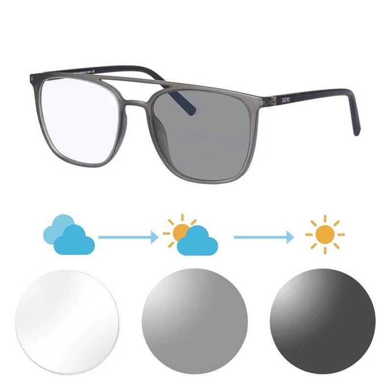 Reading SHINU Photochromic For Smart Zoom Lenses Progressive Multifocal Myopia Glasses Men