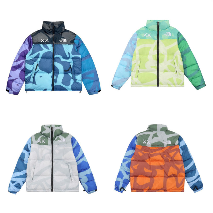 22 สีที่มีอยู่ Kanws XX North เย็บปักถักร้อยกันน้ํา 1996 The Face ฤดูหนาวคู่ 700 ลงผ้าฝ้ายเสื้อ