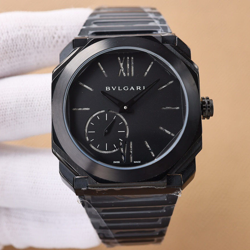 [พร้อมส่ง] Bvlgari BVLGARI เข็มขัดเหล็กอัตโนมัติ หรูหรา สําหรับผู้ชาย