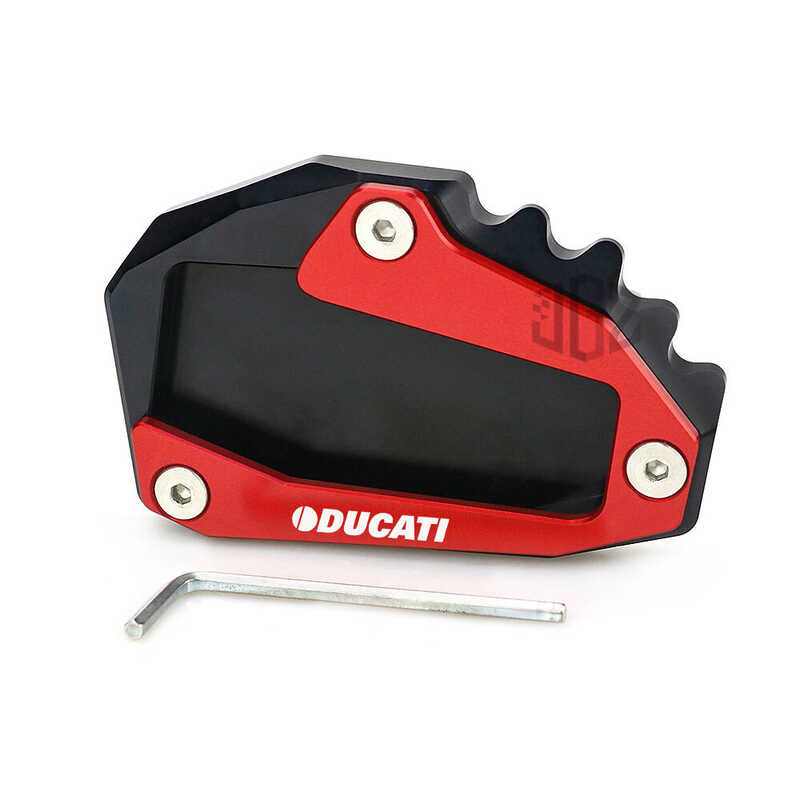 ❤ แผ่นรองขาตั้งสําหรับ For DUCATI MONSTER 696 795 796 797 821 939 1260S Motor