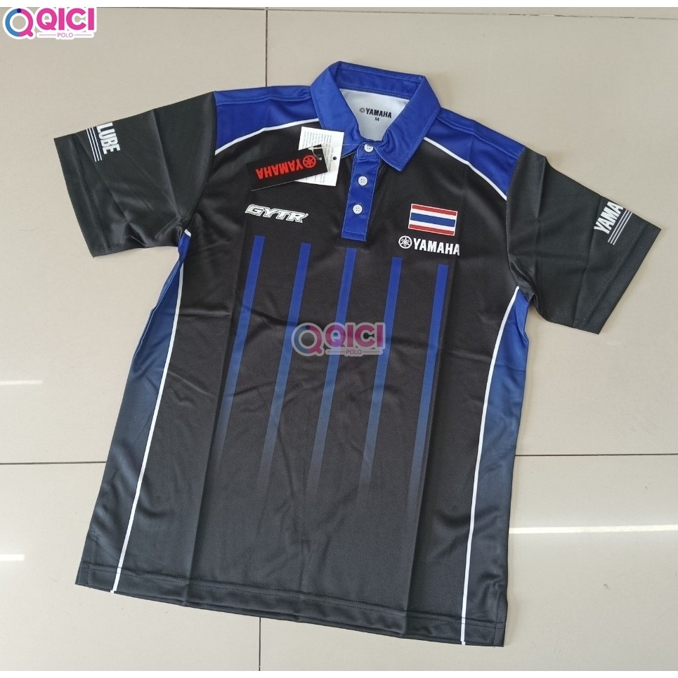 Qici "ของแท้ เสื้อโปโล YAMAHA GYTR MOTOR SPORT POLO Corporate ยามาฮ่า ของใหม่ ของแท้ศูนย์ KELA ลดราค