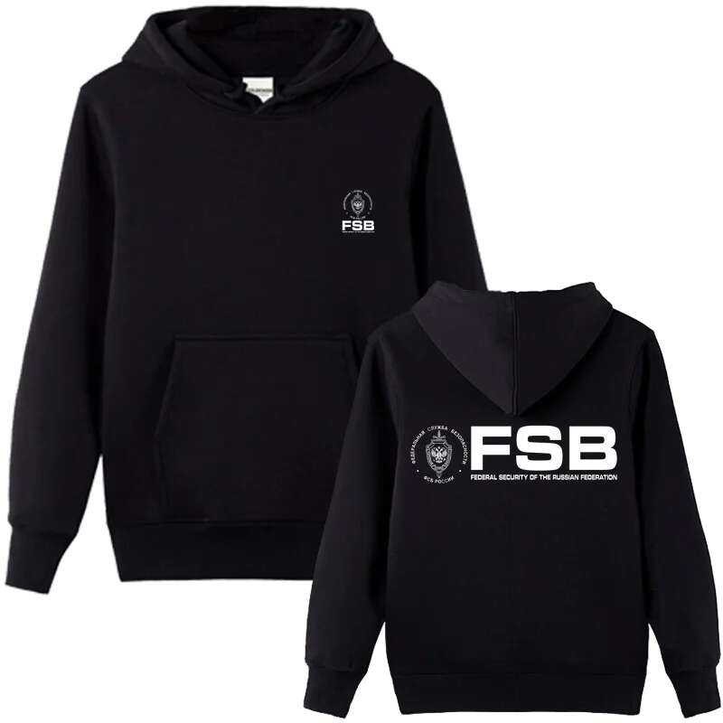 ❤️ รัสเซีย Eagle Kgb Fsb Spetsnaz Counter Terrorist Special Forces Alpha ผู้ชาย Hooded Sweatshi