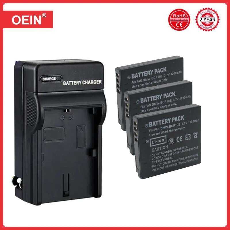 ❤️ 4ชิ้น Dmw-Bcf10e Dmw Bcf10e แบตเตอรี่กล้อง Dmwbcf10e 940มิลลิแอมป์ต่อชั่วโมงสำหรับ พานาโซนิค