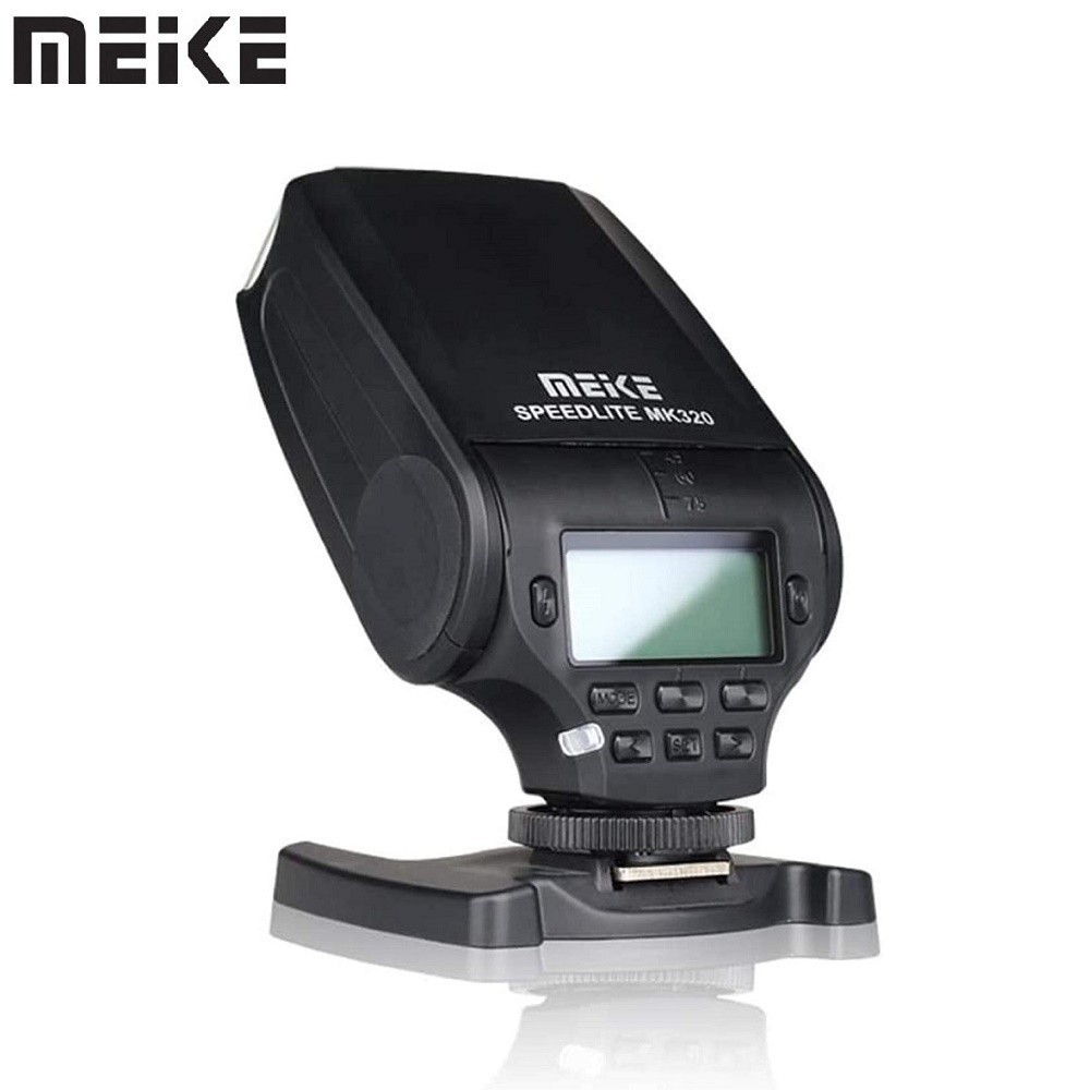Meike MK-320 TTL แฟลชสปีดไลท์ GN 32 สําหรับ Panasonic Lumix DMC GF7 GM5 GH4 GM1 GX7 G6 GF6 GH3 G5 GF5 GX1 GF3 G3 G9 LX100 GX8