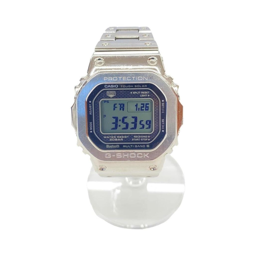 Casio Gmw-B5000 นาฬิกาข้อมือควอทซ์อะนาล็อก สายสแตนเลส สไตล์ญี่ปุ่น สําหรับผู้ชาย

