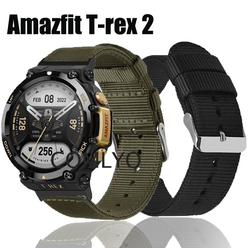 Fit for Amazfit T-rex 2 T rex 2 สายนาฬิกาข้อมือไนล่อน แบบนิ่ม สําหรับ
