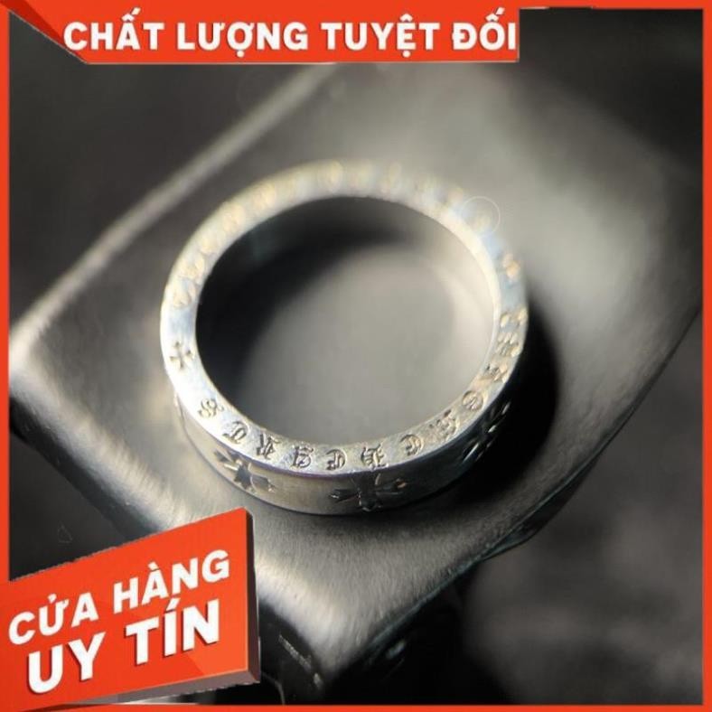 Unisex Ring Chrome Heart Forever Silver Block 925 fullbox Chrome Heart Shop - Chrome Heart Store