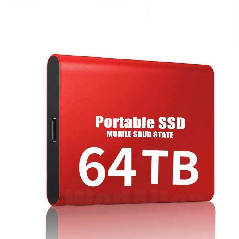 Mobile High-Speed Solid State Drive 4Tb 8Tb 16Tb 32Tb 64Tb SSD Mobile Hard Drives External Storage 6