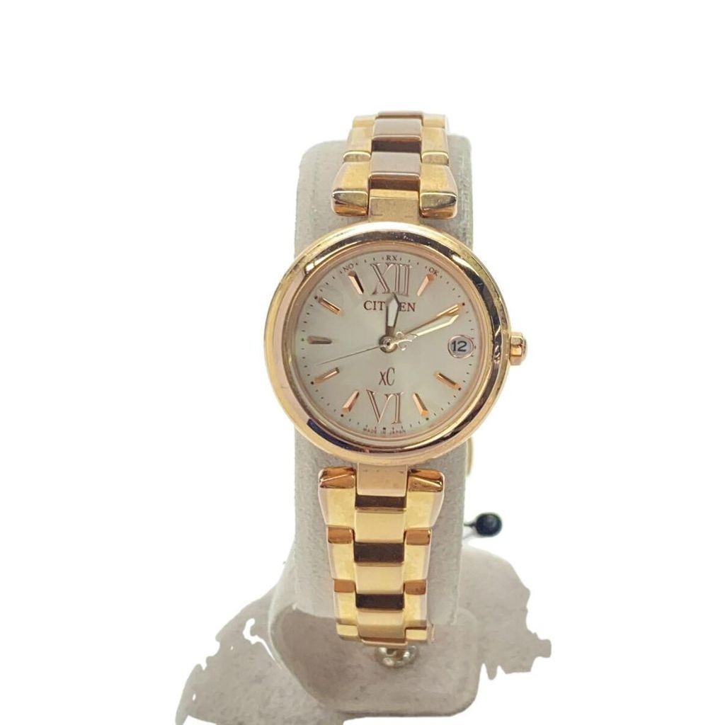 Citizen นาฬิกาข ้ อมือ xC Women 's Silver Gold Solar Analog ส ่ งตรงจากญี ่ ปุ ่ นมือสอง
