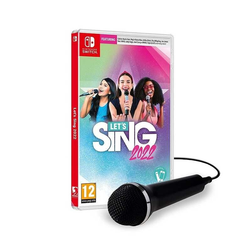 Let's Nintendo Switch Sing 2022 Standard Edition Microphone Bundle