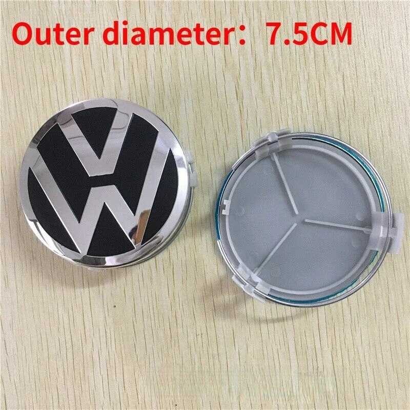 ❤ 69/70/75/76Mm Car Wheel Center Hub Caps Cover Accessories For VW GTI Golf Passat Jetta Touar