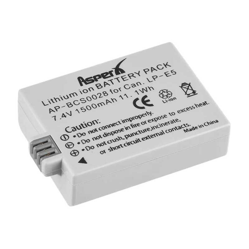 ❤️ Lp-E5 1500Mah Lpe5 LP แบตเตอรี่ E5 + ที่ชาร์จสำหรับ Canon EOS 450D 500D 1000D X3 Kiss F Rebe