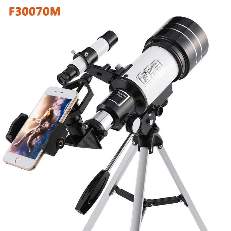 F30070M กล้องโทรทรรศน์ดาราศาสตร์กับ Starfinder เด็กมืออาชีพ Moon View สูง HD กลางแจ้งแว่นตา