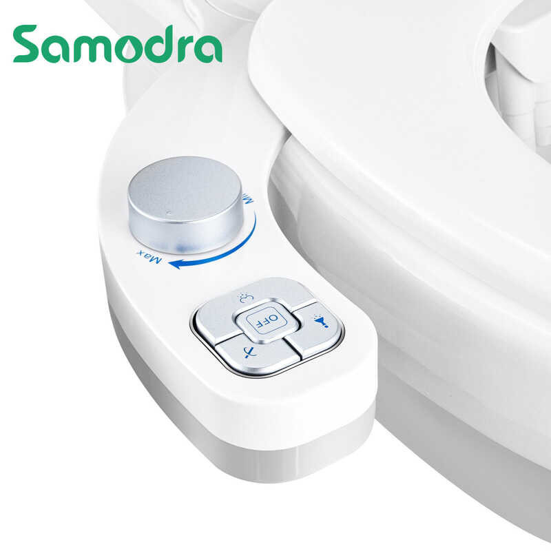 Non-Electric SAMODRA Bidet - Self Cleaning Dual Nozzle (Frontal And Rear Wash) Fresh Water Bidet T
