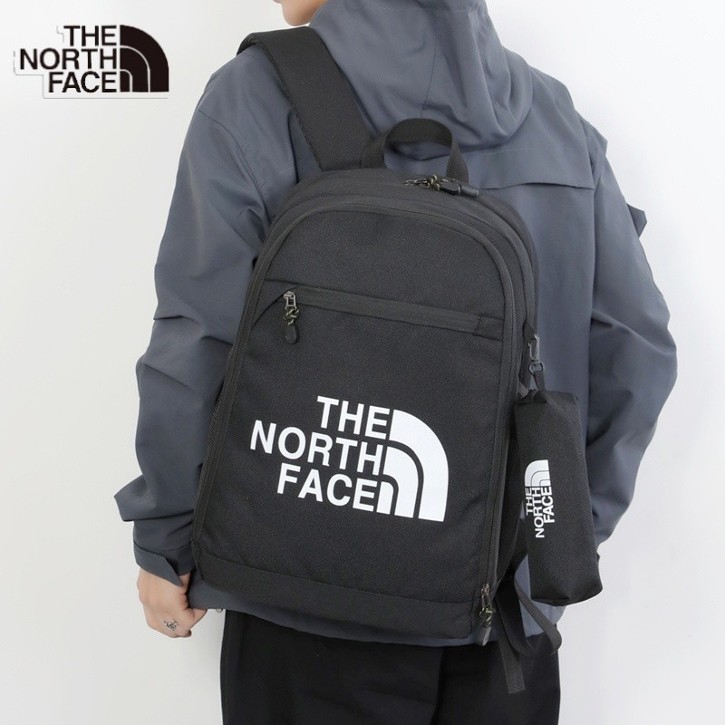【พร้อมส่ง】 ของแท้ 100% The North Face กระเป๋าเป้สะพายหลัง ความจุขนาดใหญ่ เหมาะกับการพกพาเดินทาง เล่