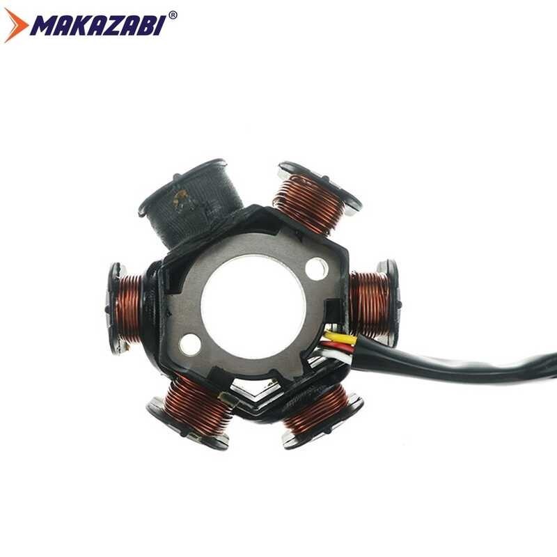 ❤ 6 Pole Motorcycle Dio50 Inner Rotor Ignition For Honda 50Cc DIO 50 7 8 24/27/28 At55 Zx34 Magne