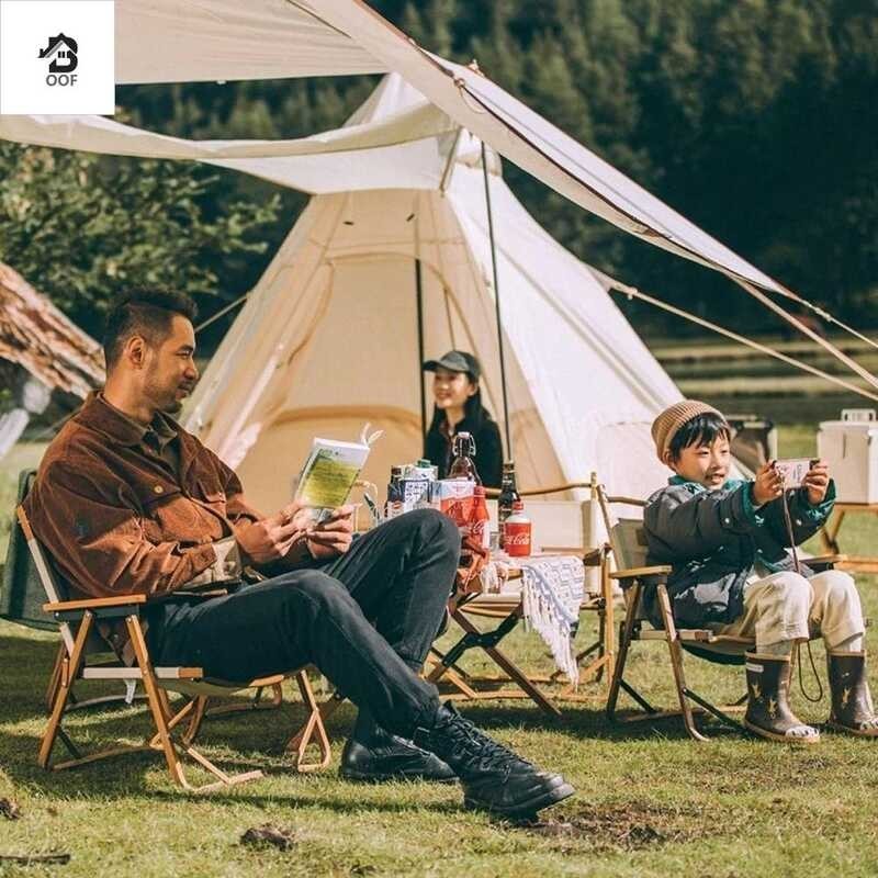 OOF เครื่องมือตั้งแคมป์ อุปกรณ์ตั้งแคมป์ เก้าอี้ชายห