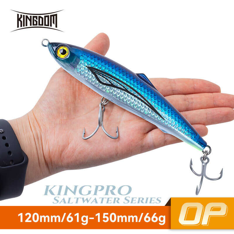 Kingdom Kingpro Saltwater Wobbler Fishing Hook Tackle Fishing Lures 120Mm/61G 150Mm-66G Baits Hard