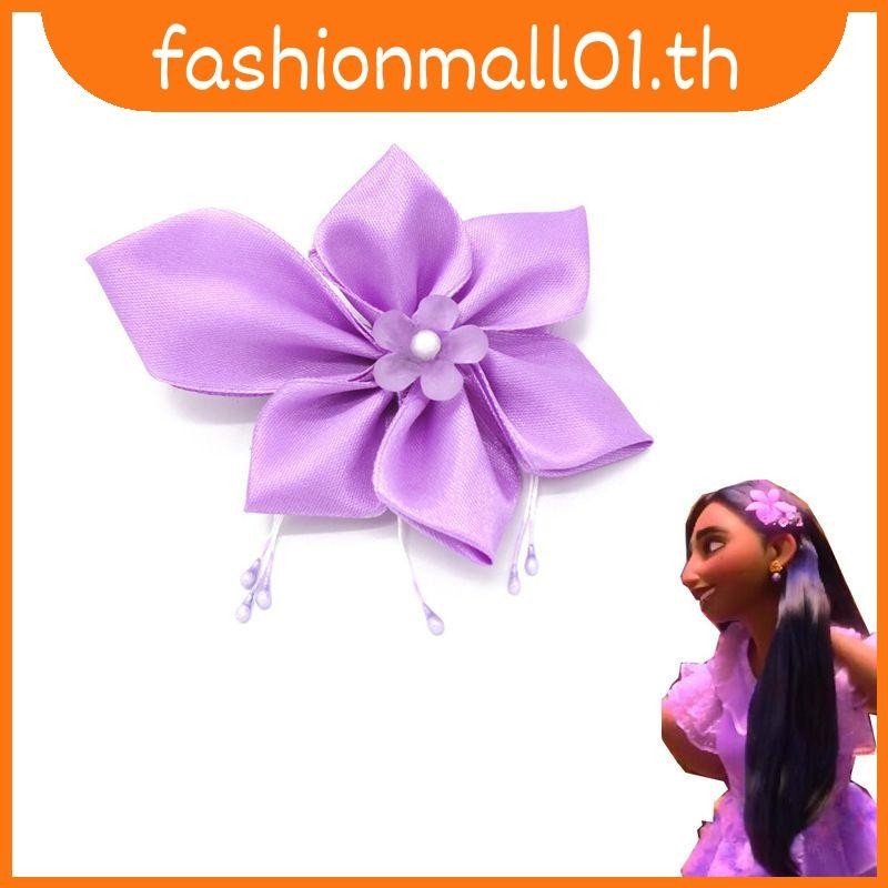 Encanto Isabella ดอกไม ้ หัวโบว ์ สีม ่ วง เหมาะสําหรับผมยาวสั ้ นหรือ