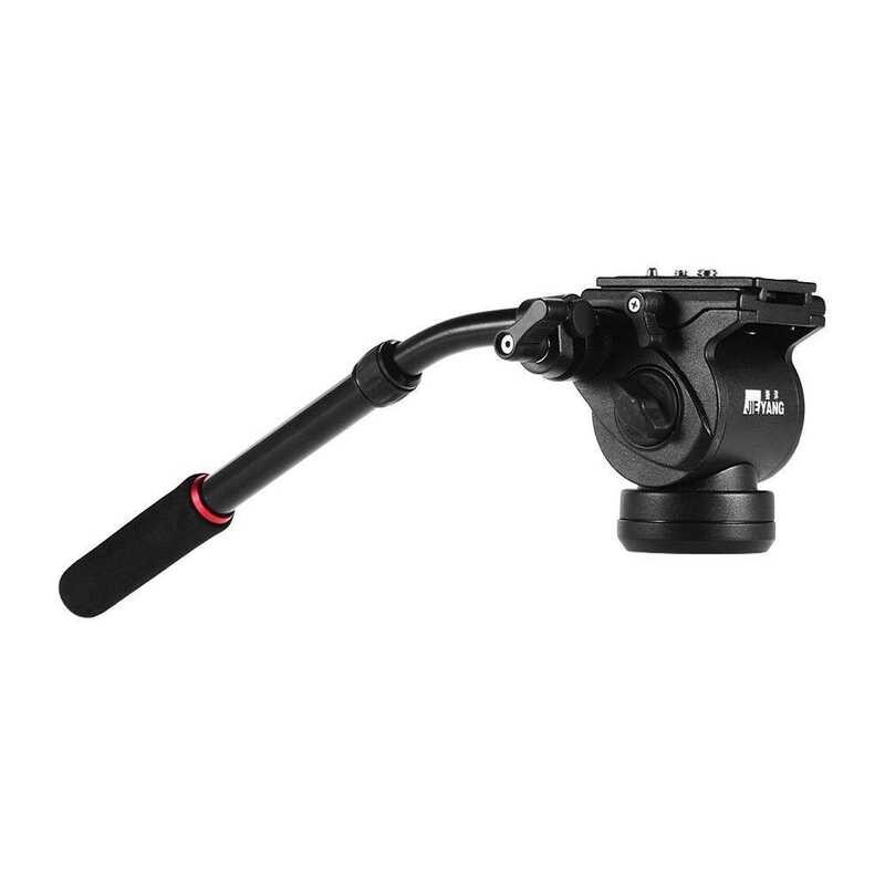 Professional JIEYANG JY0506H อะลูมินัมอัลลอยวิดีโอเหลวหัวไฮโดรลิ