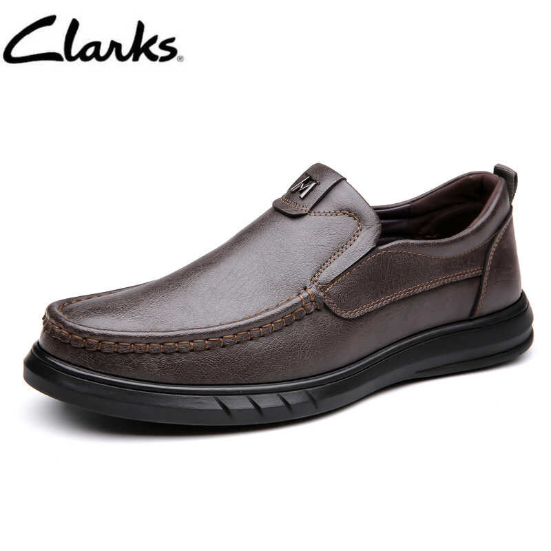 Malwood Clarks รองเท้าโลฟเฟอร์หนังผู้ชาย Easy