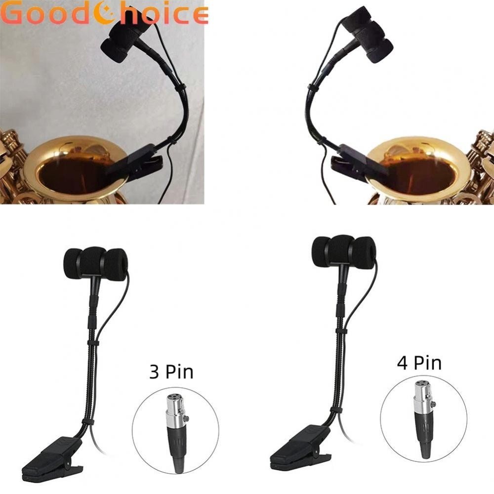 【Good】Microphone 2.0-10V.DC 3/4 Pin For Music Instrument Omnidirectional Portable