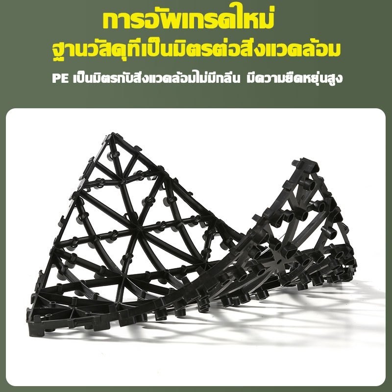 🔥การประกันคุณภาพ🔥 ติดตั้งใน1วินาที แผ่นไม้ปูพื้น แผ่นปูพื้นสวน 30 * 30หนา2cm วัสดุ WPC (ไม้พลาสติ