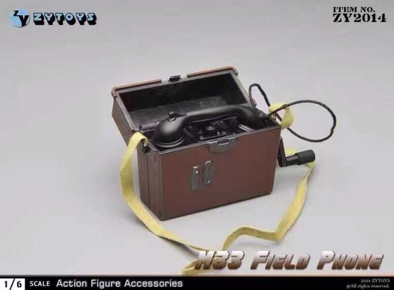 1/6 ทหารชาย zytoys M33 สงครามโลกครั้งที่สองกองทัพเยอรมันโทรศัพท์สื่อสารฉากฉากรูปแบบเครื่องประดับ