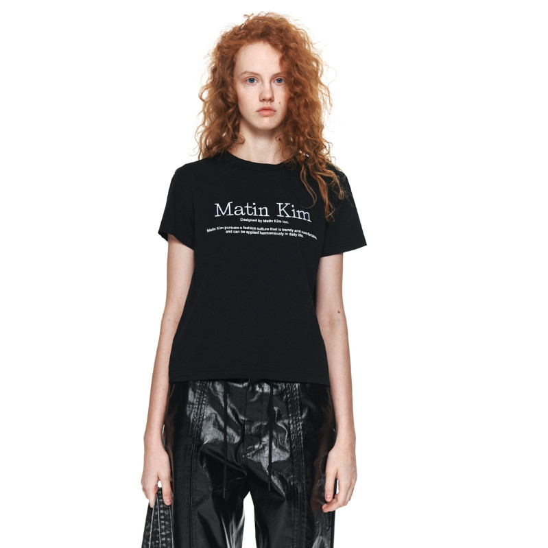 ️Matin KIM เสื้อยืดครอป แขนสั้น พิมพ์ลายโลโก้ Martin Heritage (ใหม่)