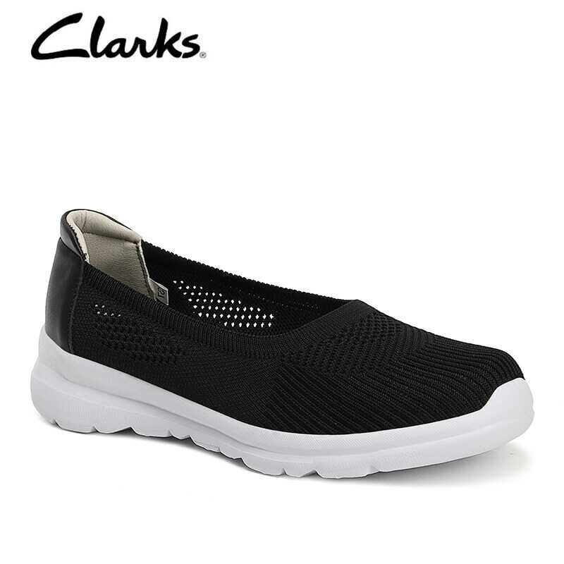 Clarks_รองเท้าลำลองสตรี Allenaair ❤ Mauve สิ่งทอแบบสวม