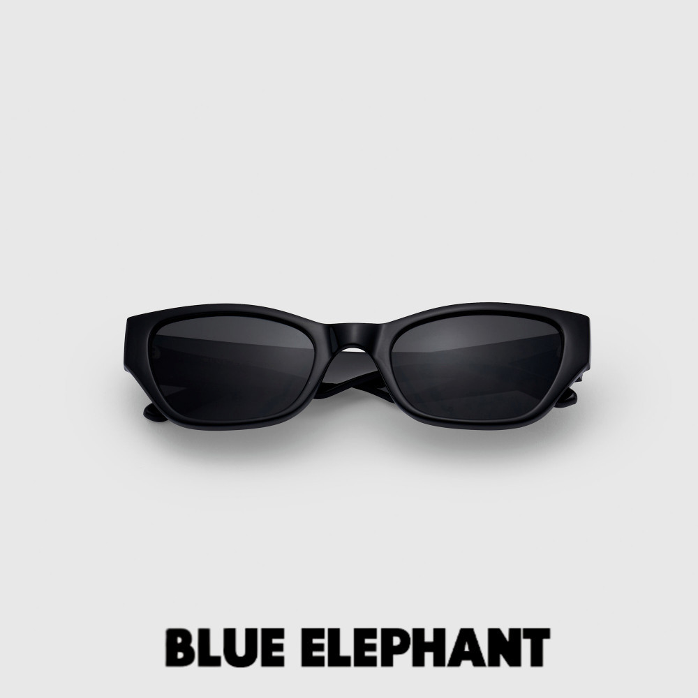 [BLUE Elephant] ใหม่ แว่นกันแดด สีดํา สไตล์เกาหลี สําหรับผู้ชาย / ผู้หญิง | แว่นตากันแดด ป้องกันรัง