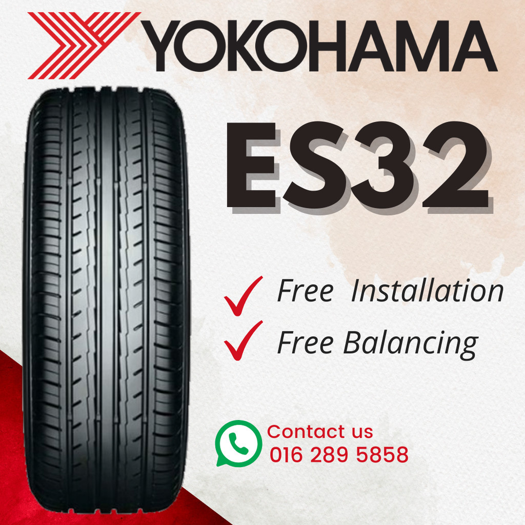 175/60R15 185/60R14 175/65R15 195/55R15 195/50R15 205/55R16 YOOHAMA BLUEARTH ES32 รถ Tyre ยาง