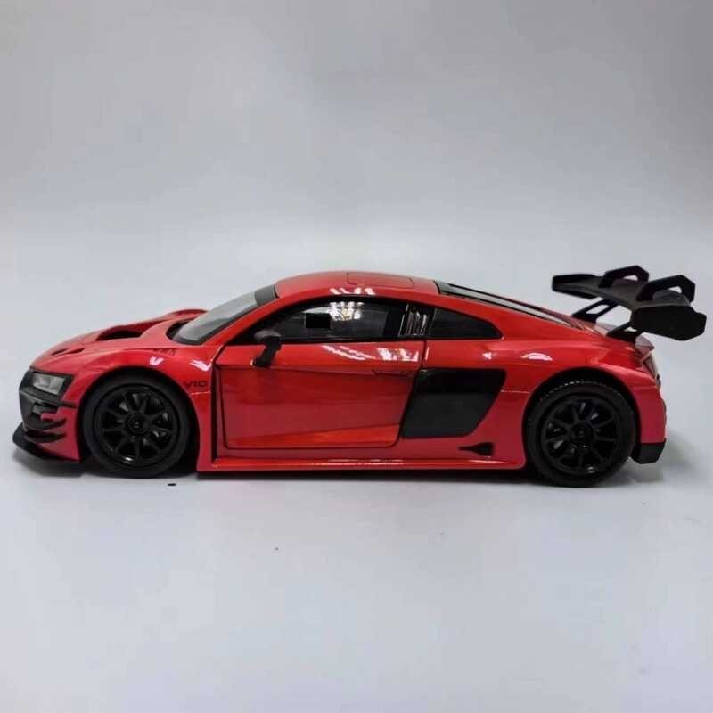 Δ 1:24รถ Audi R8 LMS Gt3ซุปเปอร์คาร์อัลลอยด์ของเล่นรถโมเดลจิ