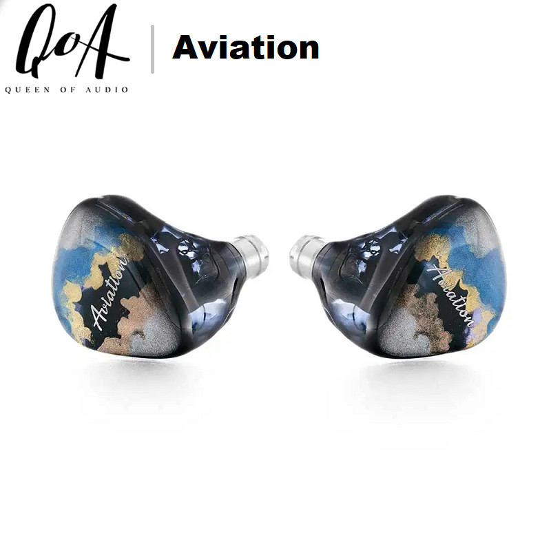 Qoa Aviation หูฟังการบิน 3 Knowles BA +1 DD Hybrid Driver Monitor หูฟัง 0.78 มม.2pin สาย HiFi เพลงห